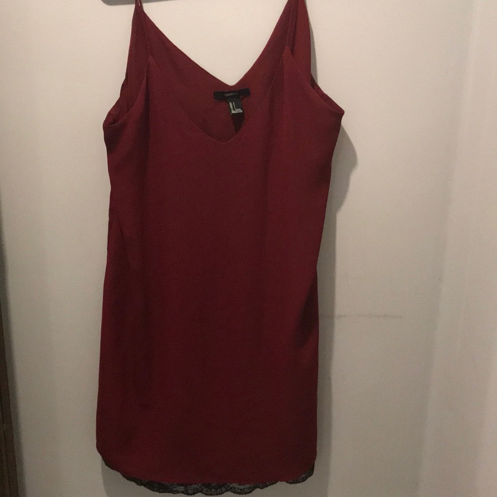 🔥3/20🔥 Forever 21 Slip Dress Lace Detail